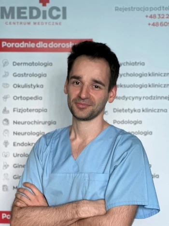 lekarz radiolog, ultrasonografista Kacper Palkij Medici Radzionków