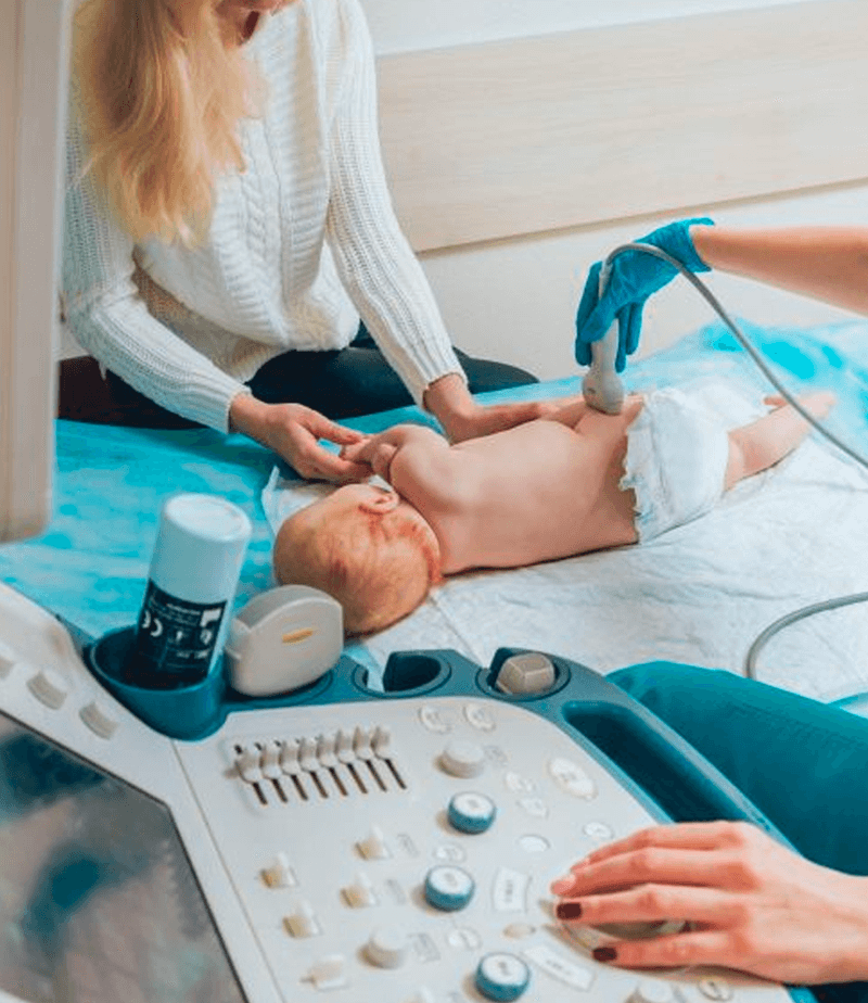 USG stawów biodrowych niemowląt i dzieci