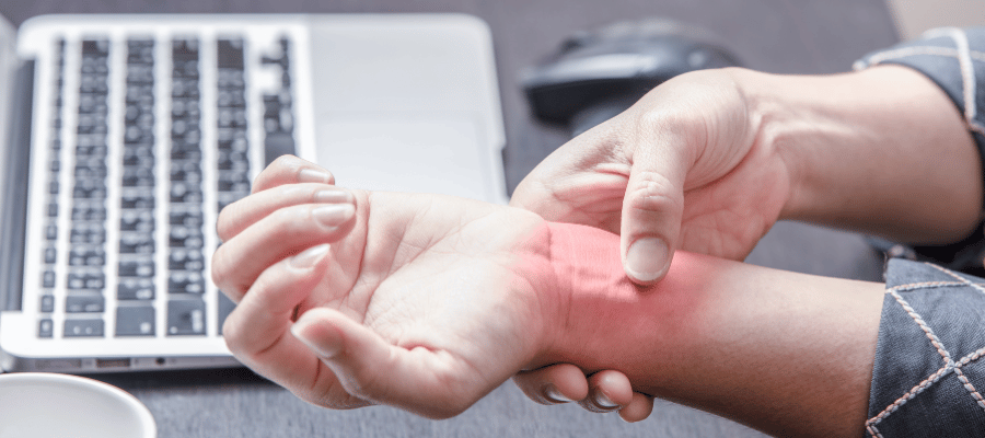 Zespół cieśni nadgarstka (G56.0)